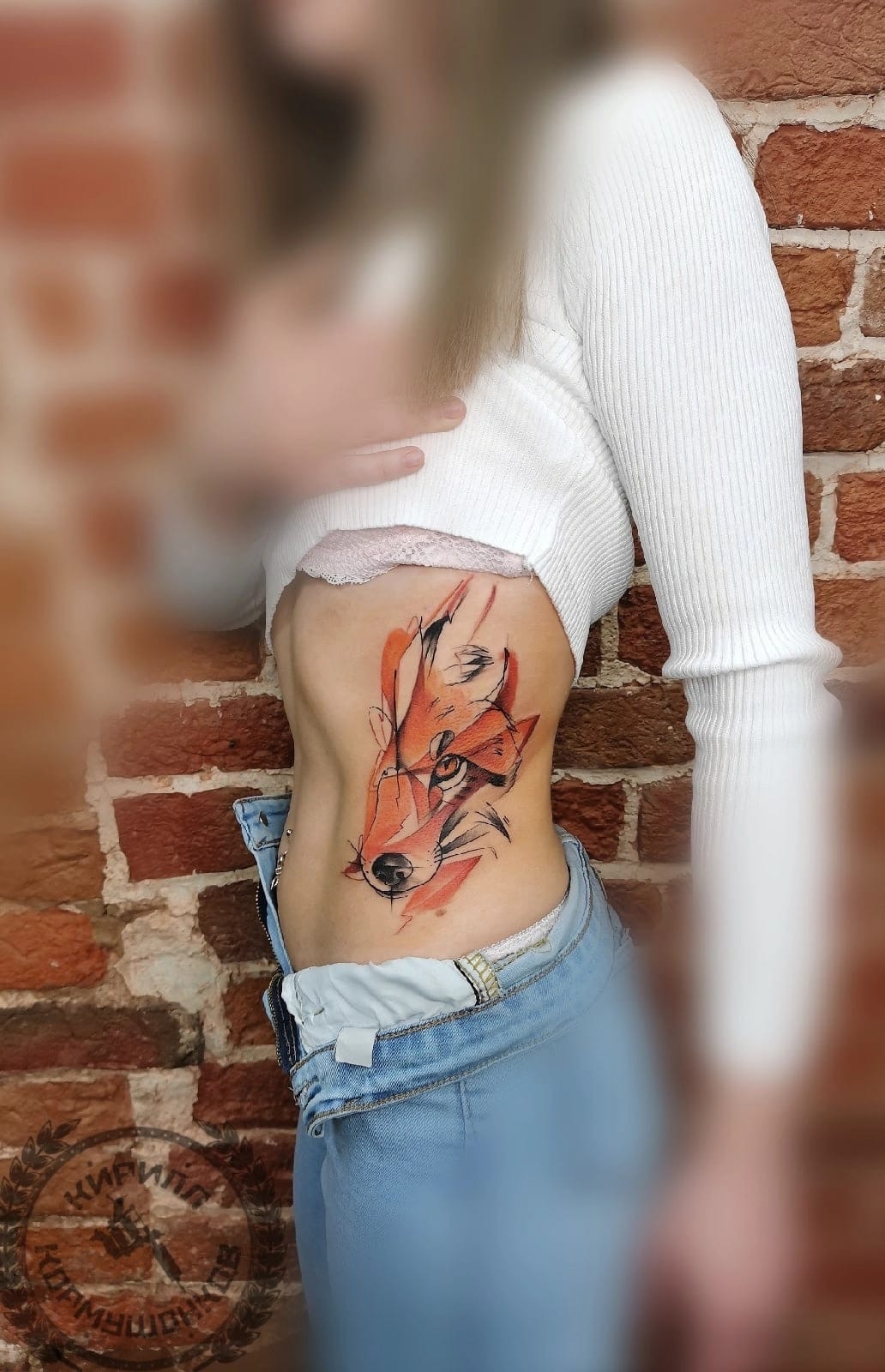 Акварельные татуировки: живопись на коже